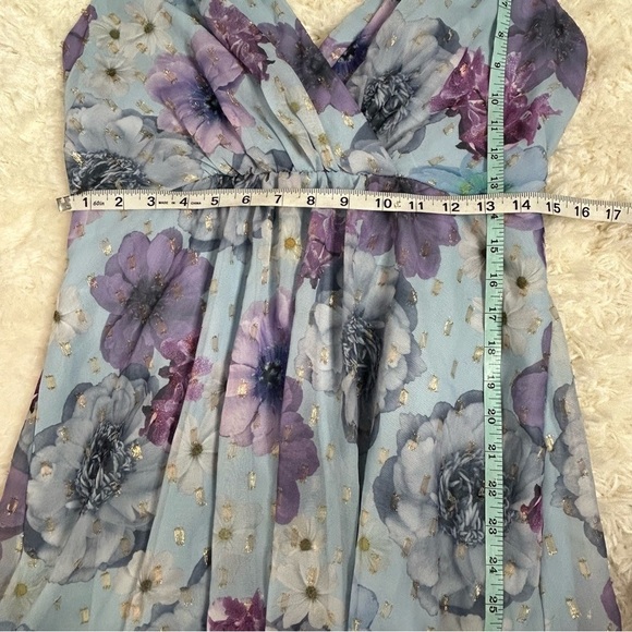 Jessica Howard Petites Floral Maxi Fit & Flare Dress - Picture 14 of 15
